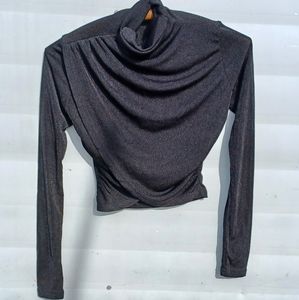 Verge Girl slinky crop blouse